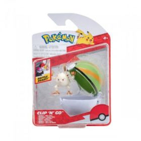 Figurine Clip N Go, Mankey &amp; Nest Ball