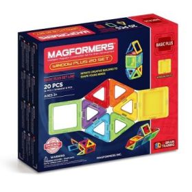 Joc magnetic de constructie 20 piese, Magformers