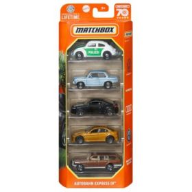 Set 5 masinute metalice Autobahn Express 4 scara 1: 64