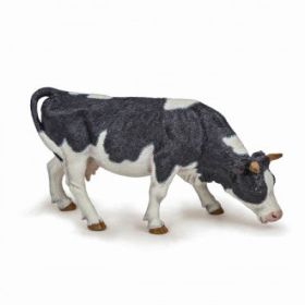 Figurina vaca alb cu negru, Papo