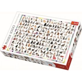 Puzzle 1000 Pisici 208 la numar, Trefl