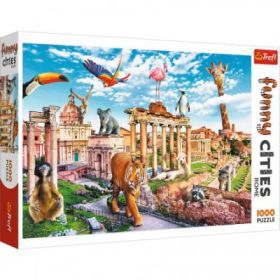 Puzzle 1000 piese. Orase amuzante Roma salbatica, Trefl
