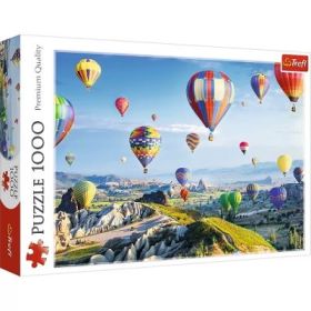 Puzzle 1000 Capadoccia baloane cu aer cald, Trefl