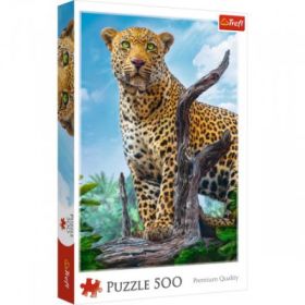 Puzzle 500. Leopard in savana, Trefl