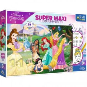 Puzzle Primo 24 super maxi, Disney. Printesele fericite, Trefl
