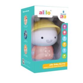 Iepuras interactiv cu povesti si cantece, roz, RO/EN, Alilo Baby Bunny