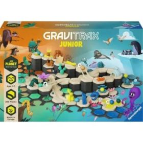 Joc de constructie pentru copii de la 3 ani, Set de baza, Planeta, Gravitrax Junior My Planet