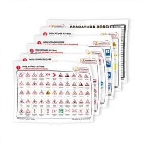 Set planse legislatie rutiera, pentru scolile de soferi, 70 x 100 cm