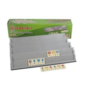 Joc de societate Rummy, cu piese din plastic, Lux, Kardesler
