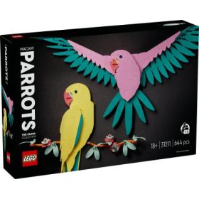 LEGO Art. Papagali Ara 31211, 644 piese