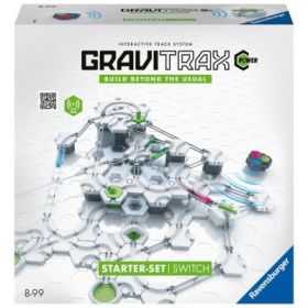 Joc de constructie Gravitrax Power Starter Set Switch, set de baza Comutator electric, automat