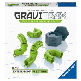 Joc de constructie Gravitrax Flextube, Tub flexibil, set de accesorii, multilingv inclusiv romana