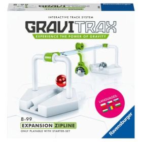 Joc de constructie Gravitrax Zipline, Tiroliana, set de accesorii, multilingv inclusiv romana