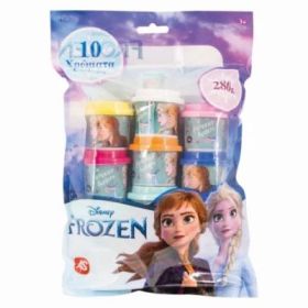 Plastilina Frozen, 10 borcanase, As Games