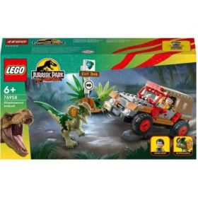 LEGO Jurassic World. Ambuscada dinozaurului Dilophosaurus​ 76958, 211 piese