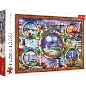 Puzzle 1000 piese Faruri pline de culoare, Trefl