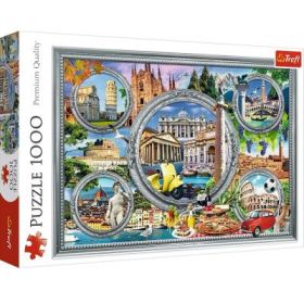 Puzzle 1000 piese City-break Italia, Trefl