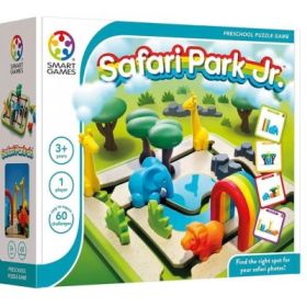 Joc de logica Safari Park Jr, cu 60 de provocari, editie internationala