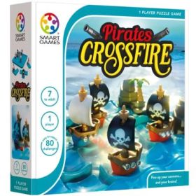 Joc de logica Pirates Crossfire, cu 80 de provocari, editie internationala