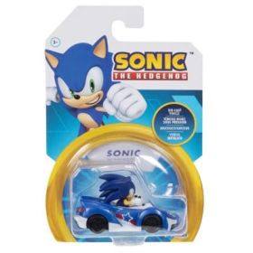 Figurina cu masinuta din metal, 6cm, Nintendo Sonic S5