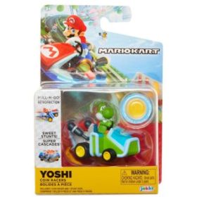 Figurina, 5cm, Yoshi cu masinuta