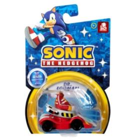 Figurina cu masinuta din metal, 6cm, Nintendo Sonic, 30 de ani editie aniversara, Dr Eggman