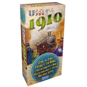 Joc de societate, Ticket to Ride, extensie, USA 1910, limba engleza