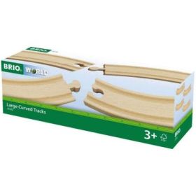 Set de sine curbate, lungi pentru trenulete BRIO