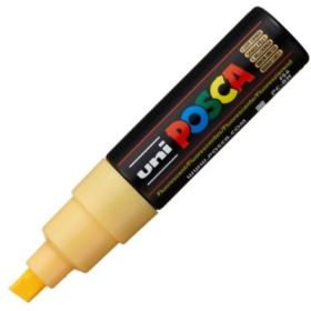 Marker UNI PC-8K 8. 0 mm, varf tesit, portocaliu deschis fluorescent, Posca