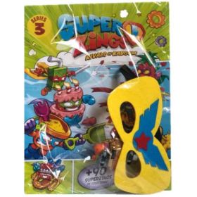 Set de joaca cu masca, masinuta si figurina, SuperZings