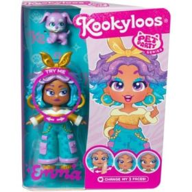 Papusa Kookyloos Pets Party - Emma