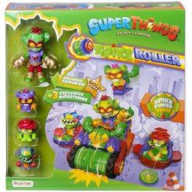 Set de joaca cu masinuta si figurine SuperThings - Spike Roller Cactus