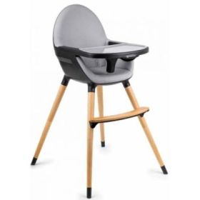 Scaun de masa Fini, 2 in 1, negru, Kinderkraft