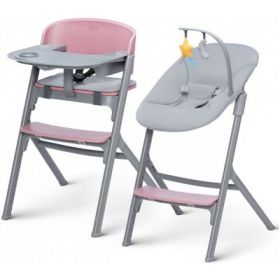Scaun de masa Livy, roz + Leagan Calmee, roz, Kinderkraft