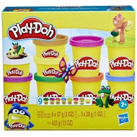 Plastilina, 9 cutii, Play-Doh