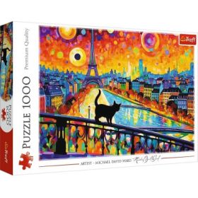 Puzzle 1000 piese. Pisica din Paris, Trefl