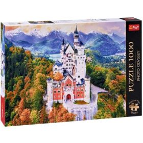 Puzzle 1000 piese Premium Plus Teatime. Castelul Neuschwanstein, Germania, Trefl