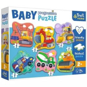 Puzzle Primo Baby Progressive. Vehicule, Trefl