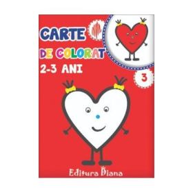 Carte de colorat 2-3 ani, volumul 3