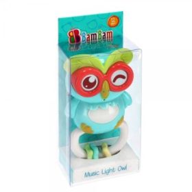 Jucarie bufnita cu muzica BamBam Music Light Owl (J1220)