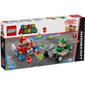 LEGO Super Mario. Mario Kart Baby Mario si Baby Luigi 72034, 321 piese