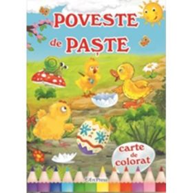 Poveste de Paste. Carte de colorat