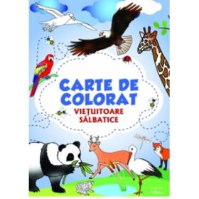 Carte de colora. Vietuitoare salbatice