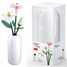 Set de Constructie Flowers Crin, 247 piese, Sluban