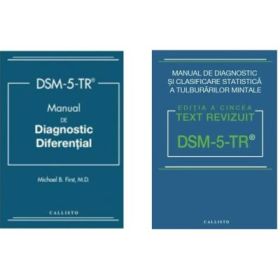 Pachet DSM-5-TR. Manual de diagnostic Diferential si Clasificare Statistica a tulburarilor mintale