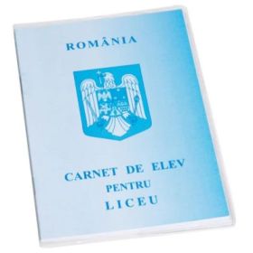 Carnet de elev pentru liceu + coperta, Casa Tipografica
