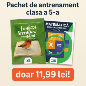 Pachet antrenament clasa 5. Limba si literatura romana si Matematica - Florentina Dumitru, Nicolae Grigore