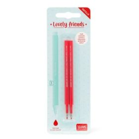 Set 2 rezerve pix Lovely Friends, red, Legami