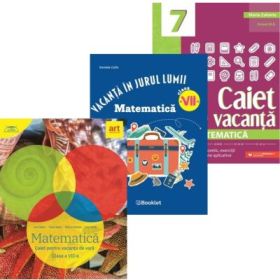 Set 3 caiete pentru Vacanta de vara Matematica clasa a 7-a - Marius Perianu, Maria Zaharia, Daniela Ciofu