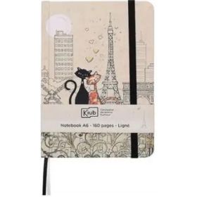 Carnet A6 Bug Art Paris indragostit, Kiub